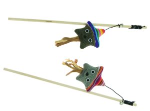 CANE WITH COLORFUL STAR