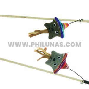 CANE WITH COLORFUL STAR