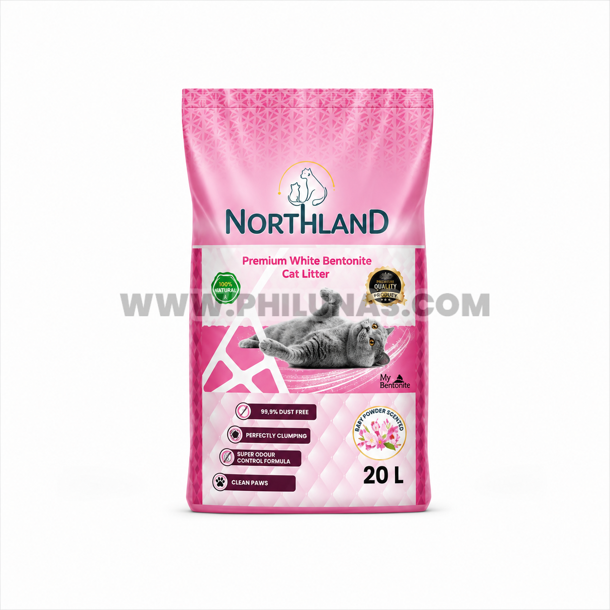 NORTHLAND Baby Powder Cat Litter 20L