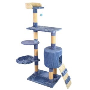 FLUFFY CAT CONDO Blue