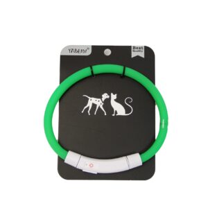 USHEY-S COLLAR SILICONE LUMINOUS-GR