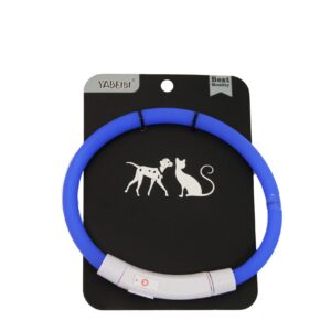 USHEY-S COLLAR SILICONE LUMINOUS-BL