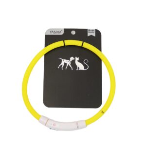 USHEY-M COLLAR SILICONE LUMINOUS-YL