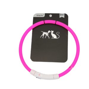 USHEY-M COLLAR SILICONE LUMINOUS-PK