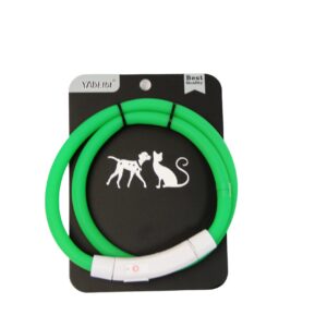 USHEY-L COLLAR SILICONE LUMINOUS-GR