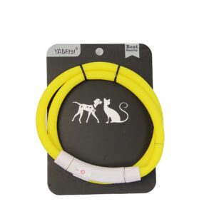 USHEY-L COLLAR SILICONE LUMINOUS-YL