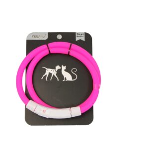 USHEY-L COLLAR SILICONE LUMINOUS-PK