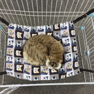 ERNIE-1 HANGING HAMMOCK Gray Black Cat S