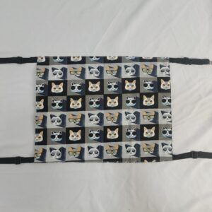ERNIE-2 HANGING HAMMOCK Gray Black Cat L