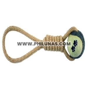 TENNIS BALL WITH CORD X2