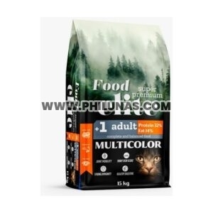 Food Elite Adult Cat Multicolor 2kg