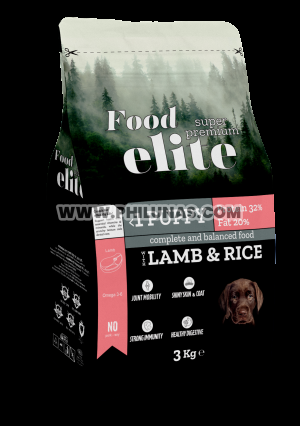 Food Elite Puppy Lamb & Rice Premium Plus 15kg