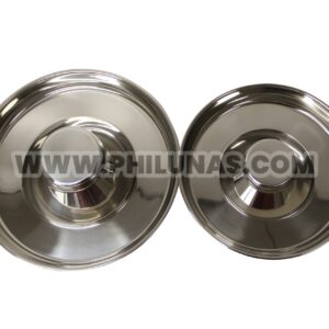 PEDESTAL BOWL STAND WITH 2 BOWLS Ø 21 cm - 1,9 L