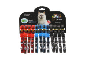 SCOUT COLLAR with bell, change buckle cat