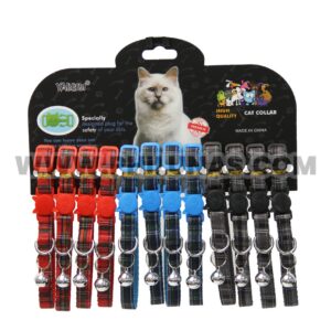 SCOUT COLLAR with bell, change buckle cat