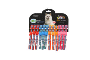 BELLE COLLAR with bell, buckle cat,reflective