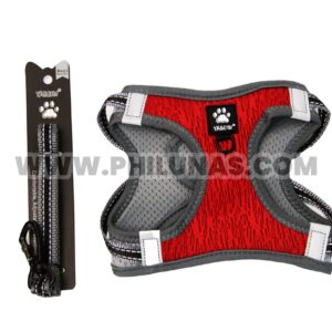ELLIOT-L LEASH + HARNESS pure leash+harness-RD L