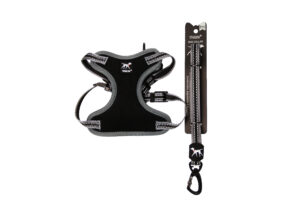 GRETA-L LEASH + HARNESS pure-BK L