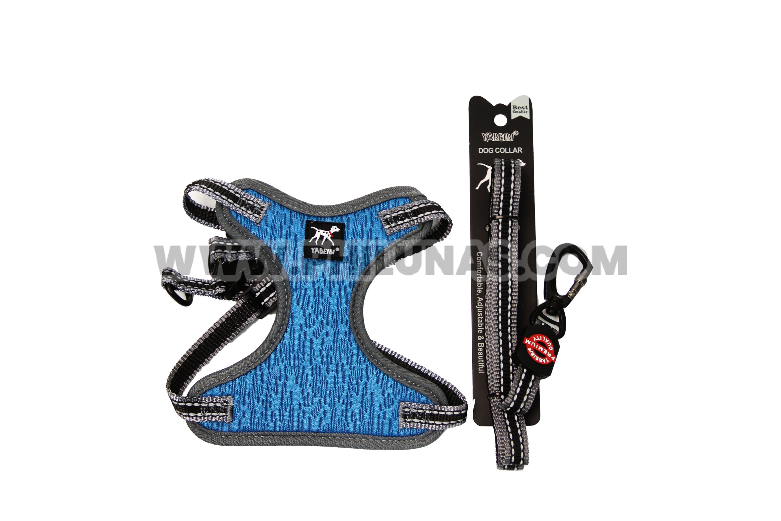 GRETA-M LEASH + HARNESS pure-BL M