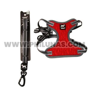 GRETA-M LEASH + HARNESS pure-RD M