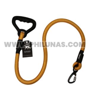 RAVEN-90 LEASH pure color round leash with handle-BR