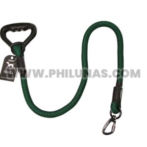 RAVEN-90 LEASH pure color round leash with handle-GR
