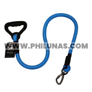 RAVEN-90 LEASH pure color round leash with handle-BL