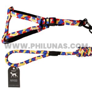 ETTA LEASH + COLLAR colorful arrow + 2.0 collar with foam RD