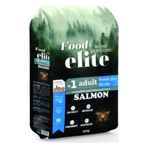 FOOD ELITE ADULT CAT WITH SALMON – 15 KG