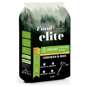 FOOD ELITE ADULT CAT URINARY WITH CHICKEN – 15 KG